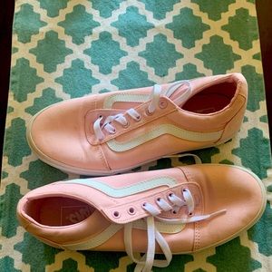 Baby pink vans. Worn once